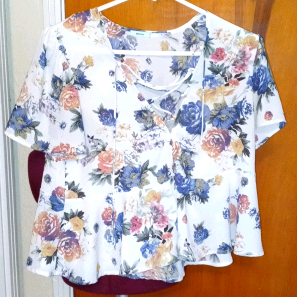 Kimi blue dress top